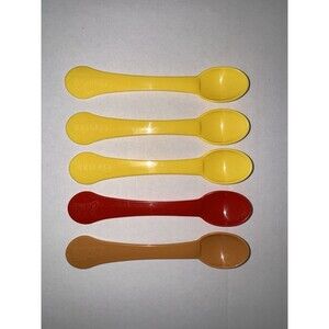 Cereal Promotional Spoons Lot Of 5 Cheerios Lucky Charms Honey Nut Cheerios